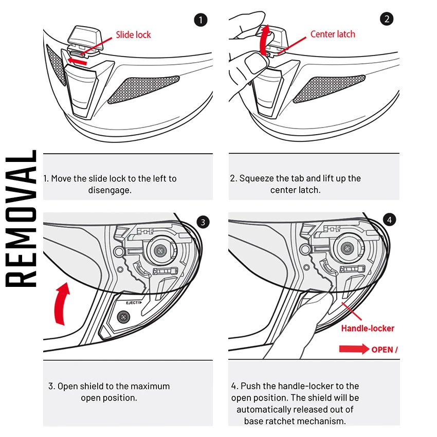 HJC HJ-26 RPHA 11 / RPHA 70 Visor 6 HJC HJ-26 RPHA 11 / RPHA 70 Visor - Afbeelding 4