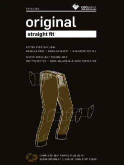 John Doe Original Jeans Dark Blue Used -Biker outfit john doe original jeans dark blue used 3