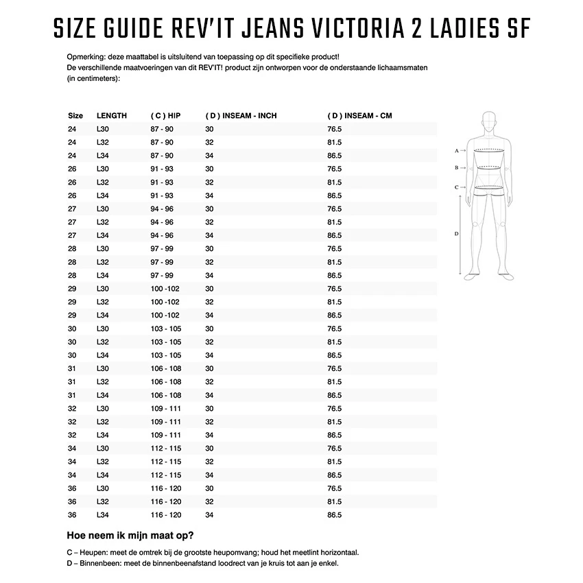 Rev'it Samples JEANS VICTORIA 2 LADIES SF 9 Rev'it Samples JEANS VICTORIA 2 LADIES SF - Afbeelding 7